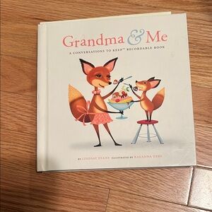 Hallmark Grandma & Me Recordable Book - Red and Orange